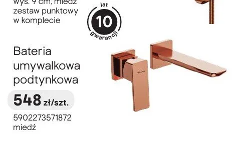 Bateria umywalkowa podtynkowa Valvex Harris promocja w Castorama