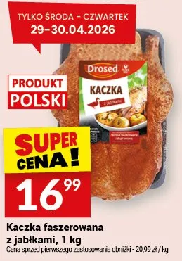 Kaczka faszerowana z jabłkami Drosed polska promocja w Twój Market