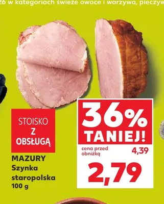 Szynka staropolska Mazury promocja w Kaufland