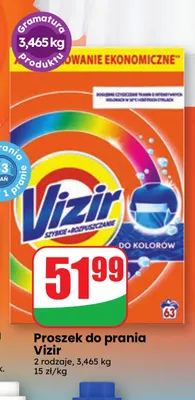 Proszek do prania Vizir promocja w Dino