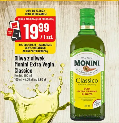 Oliwa z oliwek Extra Vegin Classico promocja w POLOmarket