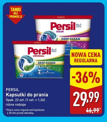 Kapsułki do prania Persil promocja w Aldi
