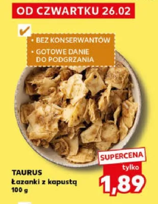Łazanki z kapustą promocja w Kaufland
