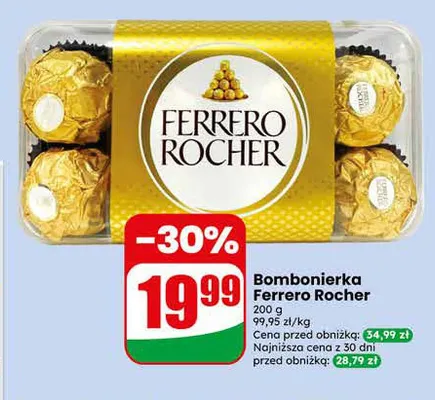 Bombonierka Ferrero Rocher promocja w Dino