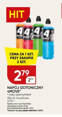 Napój izotoniczny 4MOVE wieloowocowy promocja w Chata Polska