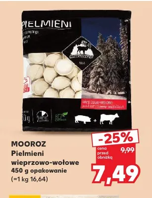 Pielmieni wieprzowo-wołowe Mooroz promocja w Kaufland
