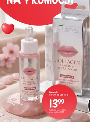 Serum do ust Bielenda Collagen Exfoliating Jelly Lip promocja w Rossmann