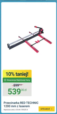 Przecinarka Red Technic promocja w ERLI