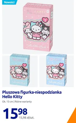 Pluszowa figurka-niespodzianka Hello Kitty promocja w Action