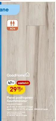 Panel podłogowy GoodHome Southminster 8 mm AC4 promocja w Castorama