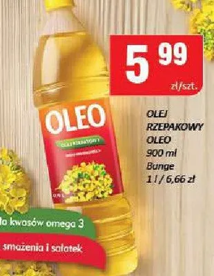 Olej rzepakowy Oleo promocja w Chorten