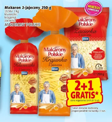 Makaron 2-jajeczny zacierka Makarony Polskie promocja w Prim Market