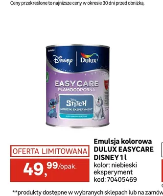 Emulsja kolorowa Dulux EasyCare Disney promocja w Leroy Merlin
