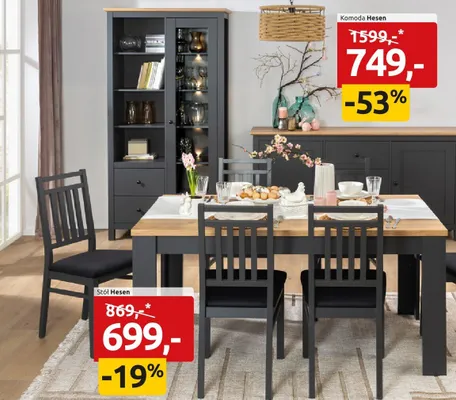 Komoda Hesen promocja w Black Red White