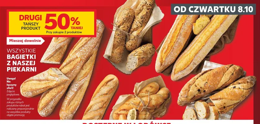 Bagietki z Naszej Piekarni promocja w Kaufland