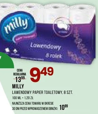 Ławendowy papier toaletowy promocja w Drogerie Natura