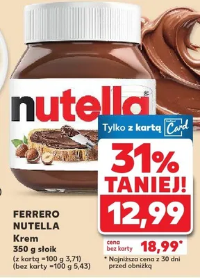 Krem orzechowy promocja w Kaufland