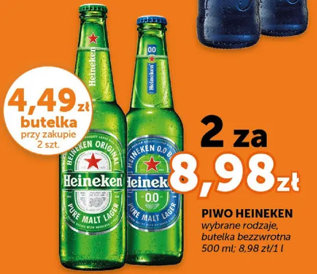 Piwo Heineken 0.0 bezalkoholowe promocja w ABC