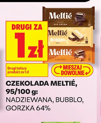 Czekolada gorzka 64% Meltié promocja w Biedronka