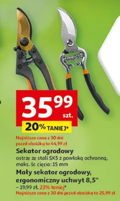 Sekator ogrodowy promocja w Auchan