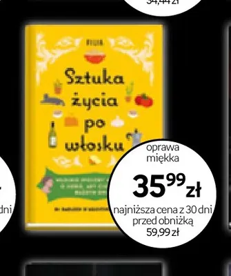 Książka Sztuka życia po włosku Filia promocja w Empik