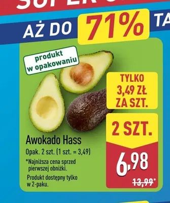 Awokado Hass promocja w Aldi