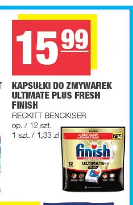 Kapsułki do zmywarek Ultimate Plus Fresh Finish promocja w SPAR