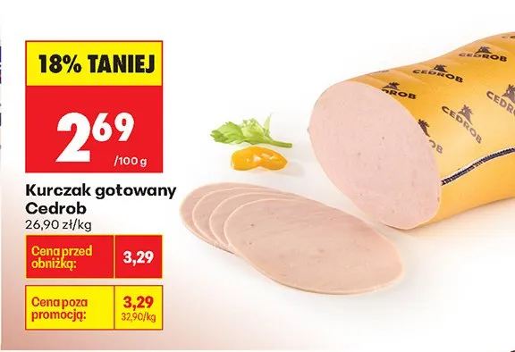 Kurczak gotowany promocja w Biedronka
