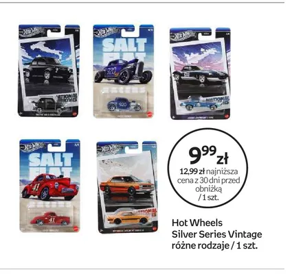 Samochodzik Hot Wheels Silver Series Vintage promocja w Empik