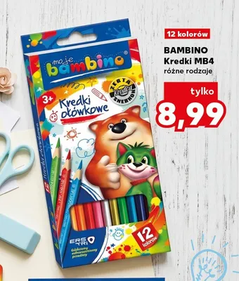 Kredki ołówkowe MB4 Bambino promocja w Kaufland