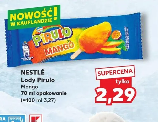 Lody NESTLÉ Pirulo Mango promocja w Kaufland