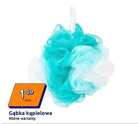 Gąbka kąpielowa różne warianty promocja w Action