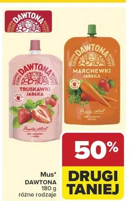 Mus marchewki jabłka promocja w Carrefour Market