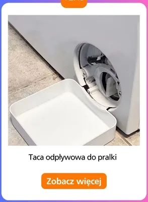 Taca odpływowa do pralki promocja w Temu