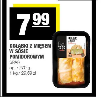 Gołąbki z mięsem w sosie pomidorowym Spar promocja w SPAR