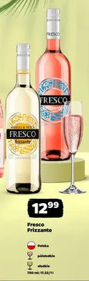 Wino musujące Fresco Frizzante Rose promocja w Netto