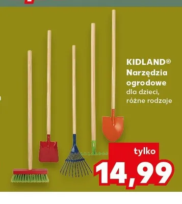 Narzędzia ogrodowe dla dzieci KIDLAND promocja w Kaufland