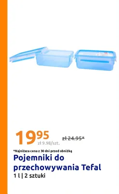 Pojemniki do przechowywania Tefal 1 l promocja w Action