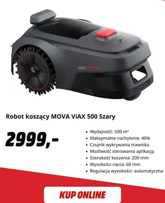Robot koszący MOVA ViAX 500 Szary promocja w Media Markt