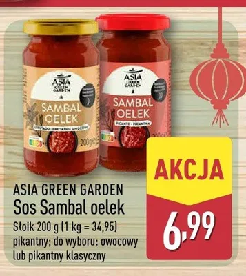 Sos Sambal oelek pikantny klasyczny Asia Green Garden promocja w Aldi