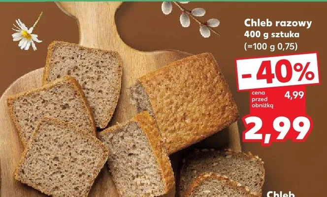 Chleb razowy promocja w Kaufland