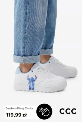 Sneakersy Disney Classics promocja w CCC