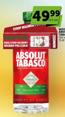 Wódka Absolut Tabasco promocja w Euro Sklep
