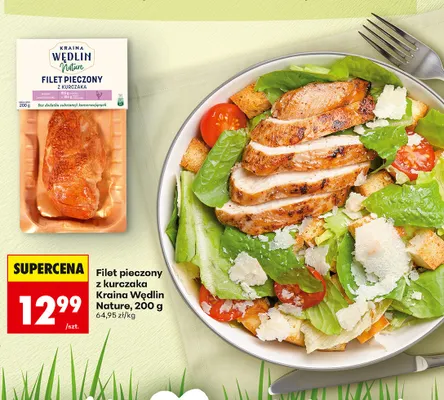 Filet pieczony z kurczaka Kraina Wędlin Nature promocja w Biedronka