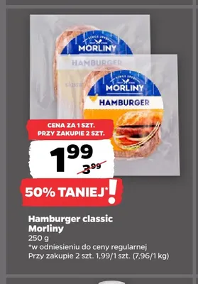 Hamburger classic Morliny promocja w Netto