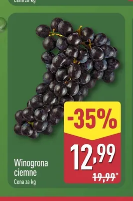 Winogrona ciemne promocja w Aldi