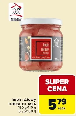 Imbir różowy House of Asia promocja w Carrefour