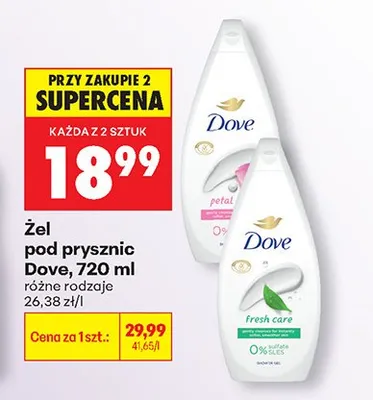 Żel pod prysznic różne rodzaje promocja w Biedronka