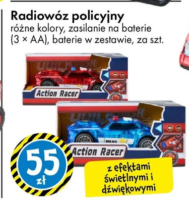 Radiowóz policyjny promocja w Tedi