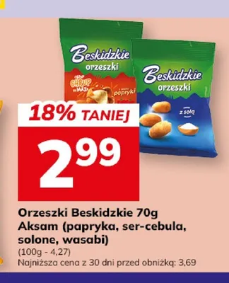 Orzeszki Beskidzkie wasabi promocja w Hitpol